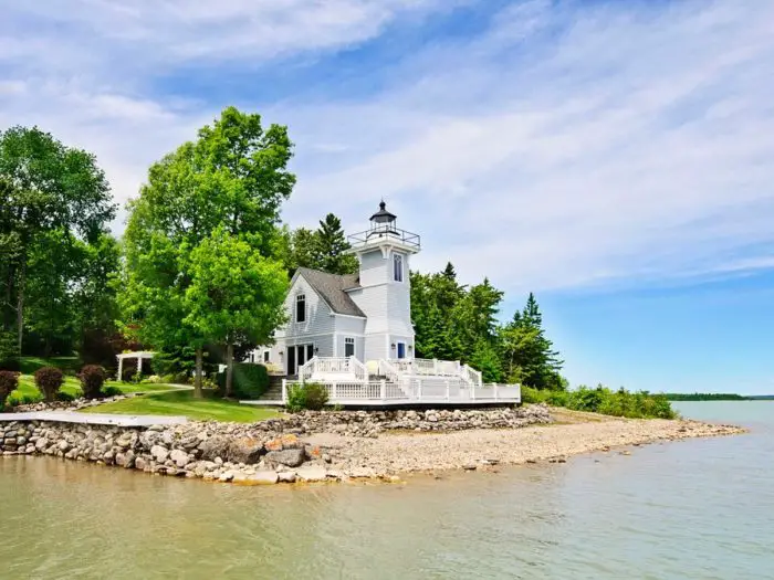 A quaint lighthouse home on the shore (Coastal Living)