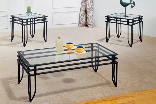 Amazing Glass Coffee Tables You Ll Love, Iron Side Table With Glass Top