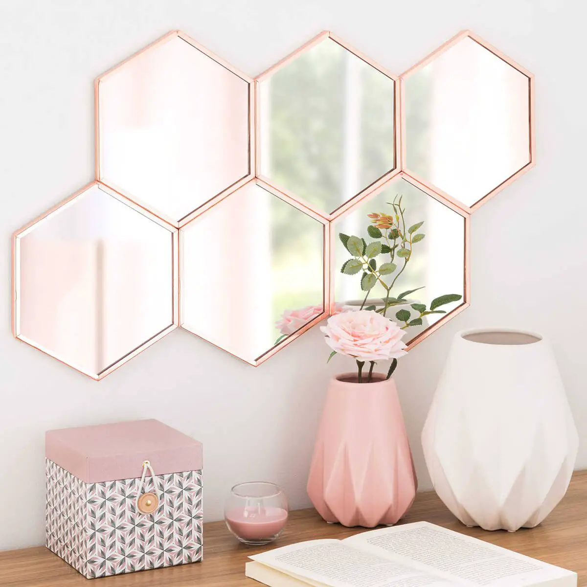 Hexagonal mirrors