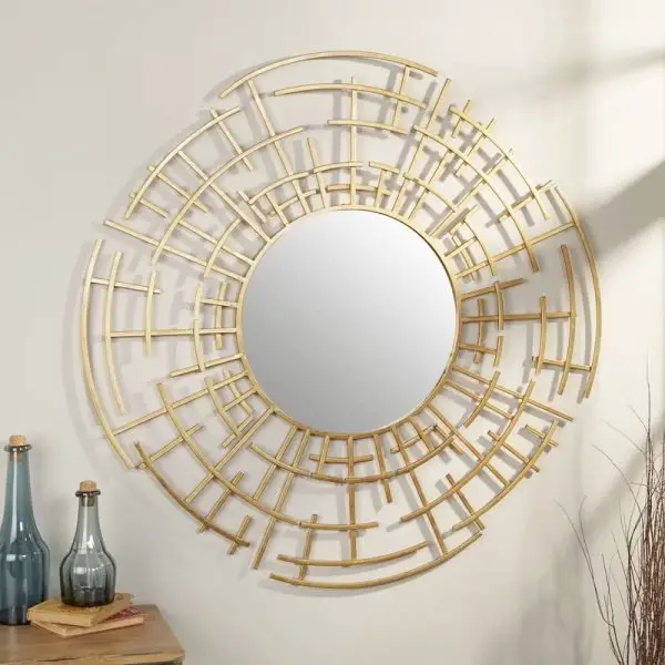Gold and rich wall mirror