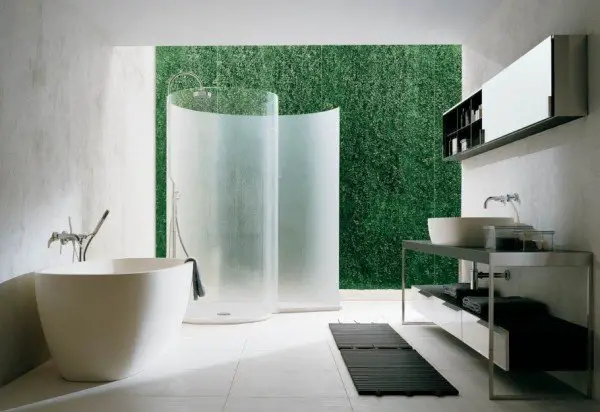 Unique shower room design