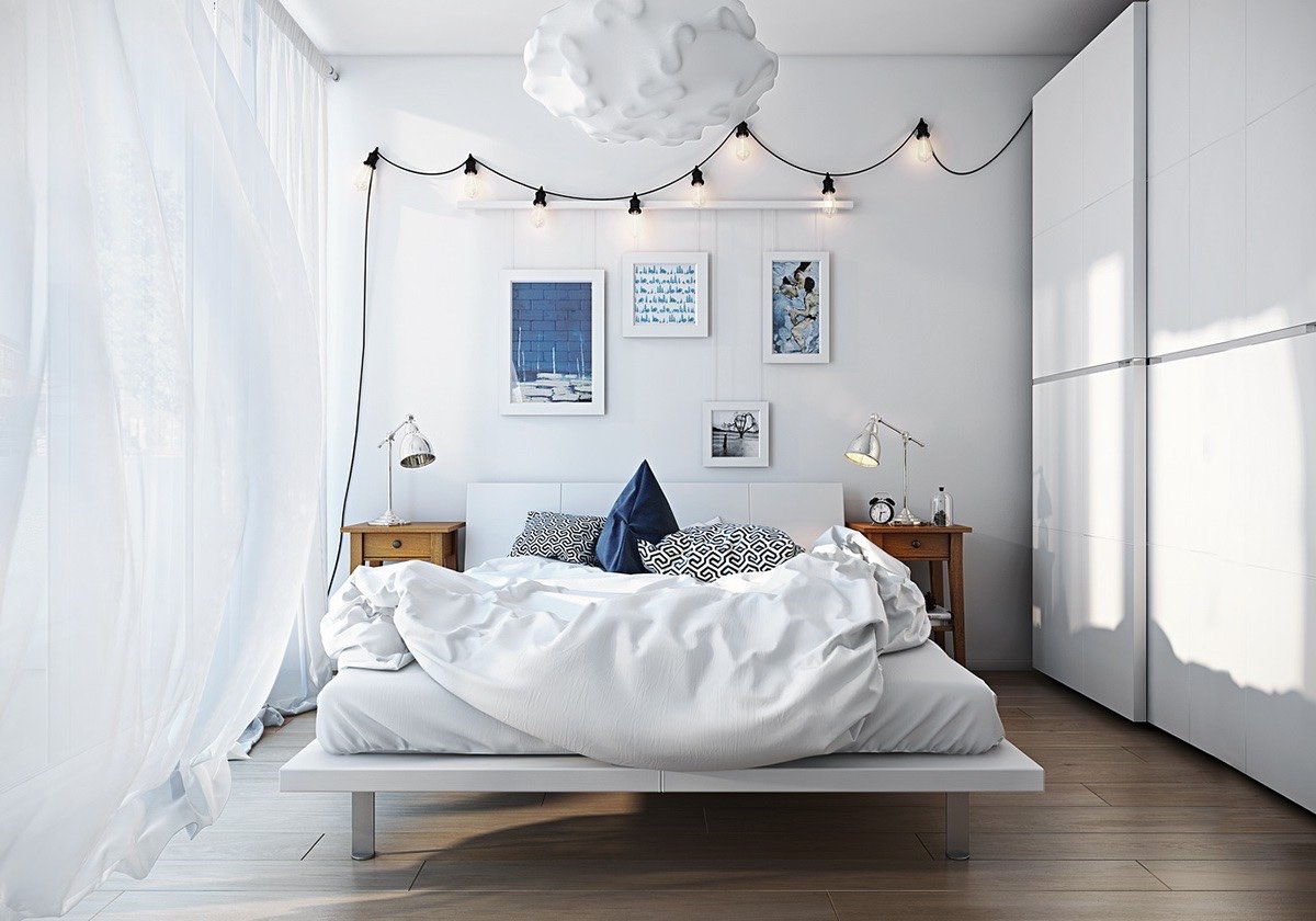 Accessory for the Scandinavian-inspired bedroom 
