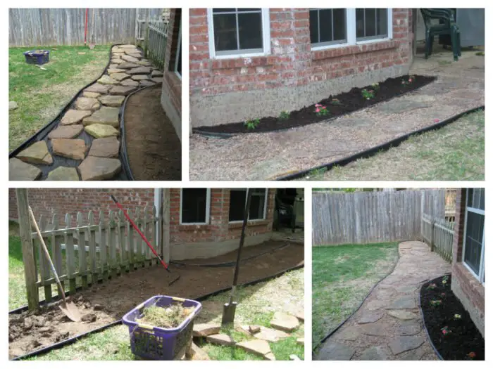 Project: Backyard walkway