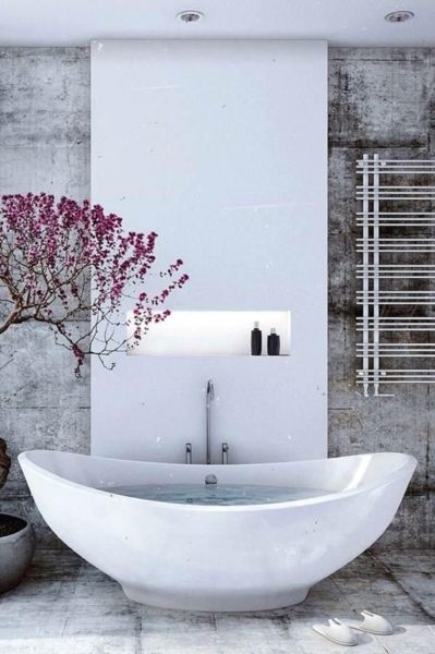 Zen style bathroom idea