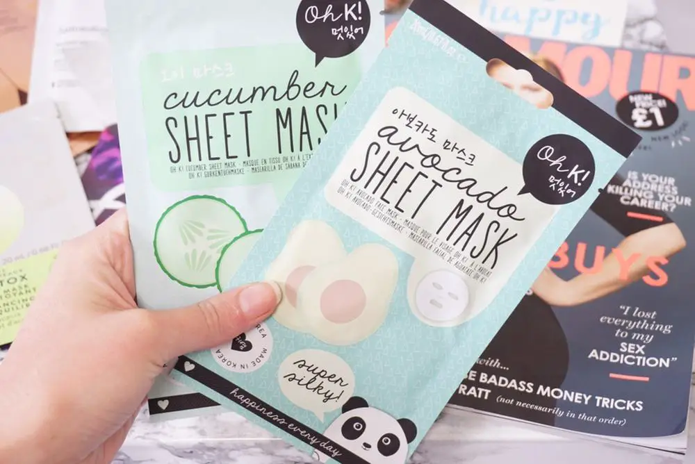 Lot of face masks to moisturize the face