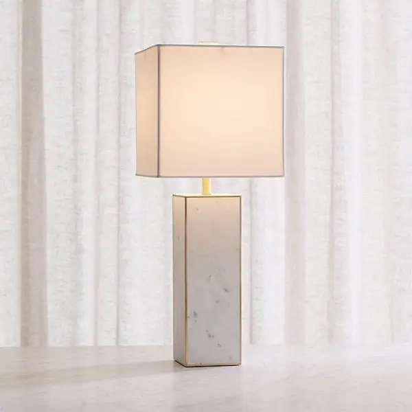 Adele Golden Marble Lamp
