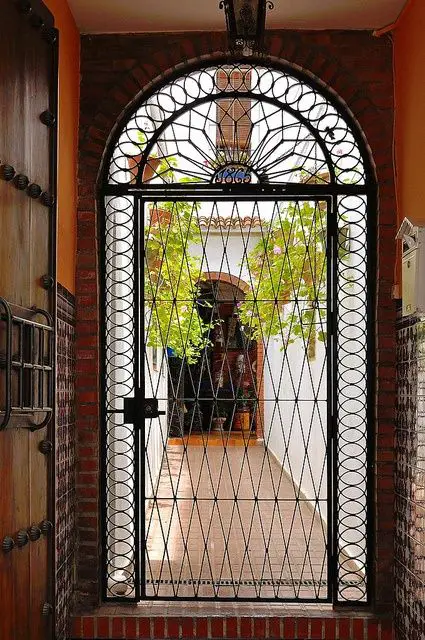 Wrought iron doors Spain