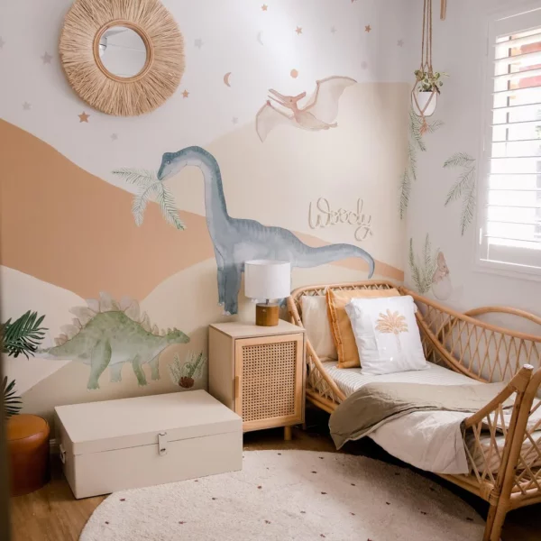 Jurassic joy: decorating kids’ rooms with dinosaur wall decals